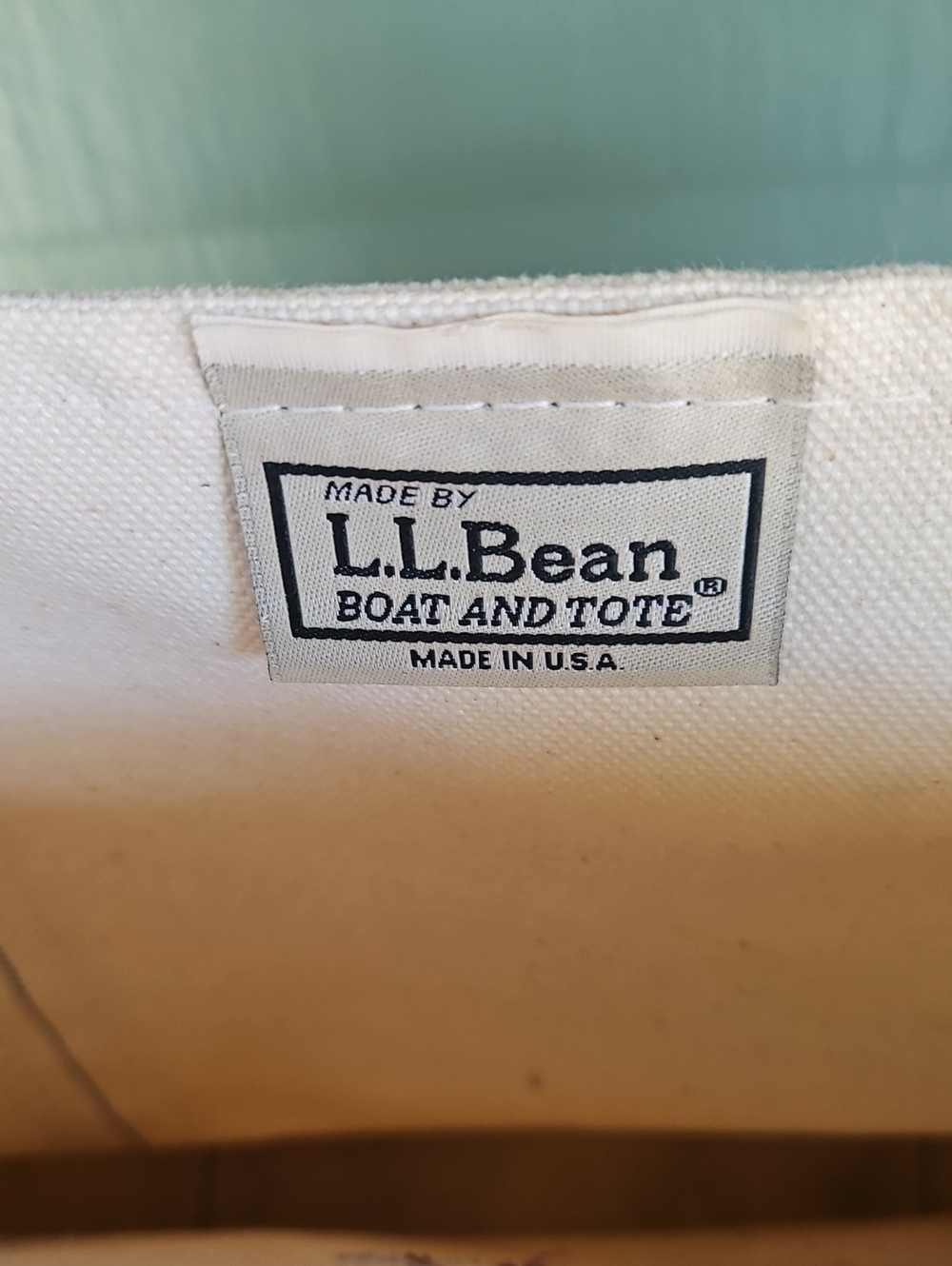 Vintage L.L. Bean Tote Bag - Picture 3 of 4